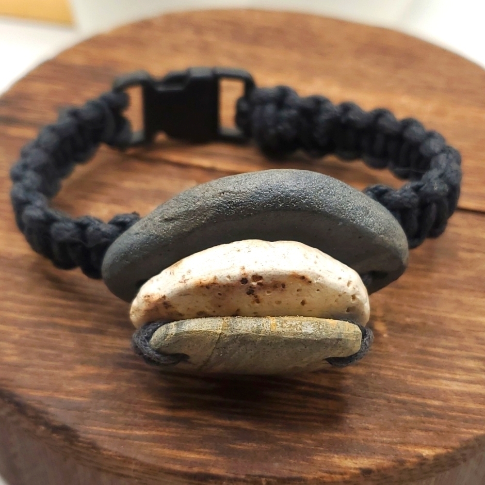B2523 balancing meditation stone‎ bracelet
